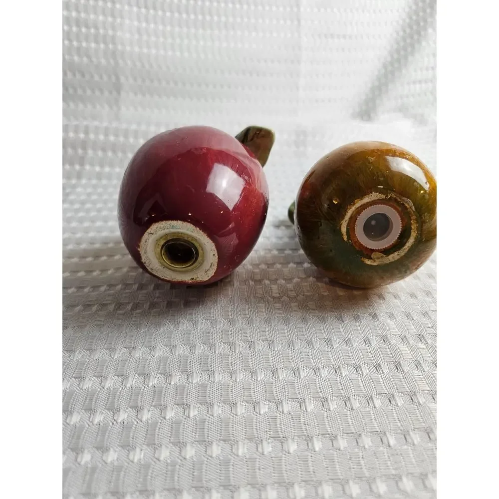 Sonoma By Sakura Apple Pear Salt & Pepper Shaker Fruit Kitchen Decor‎ Ceramic